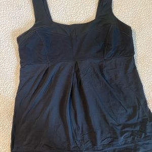 Lululemon black tank, size 12